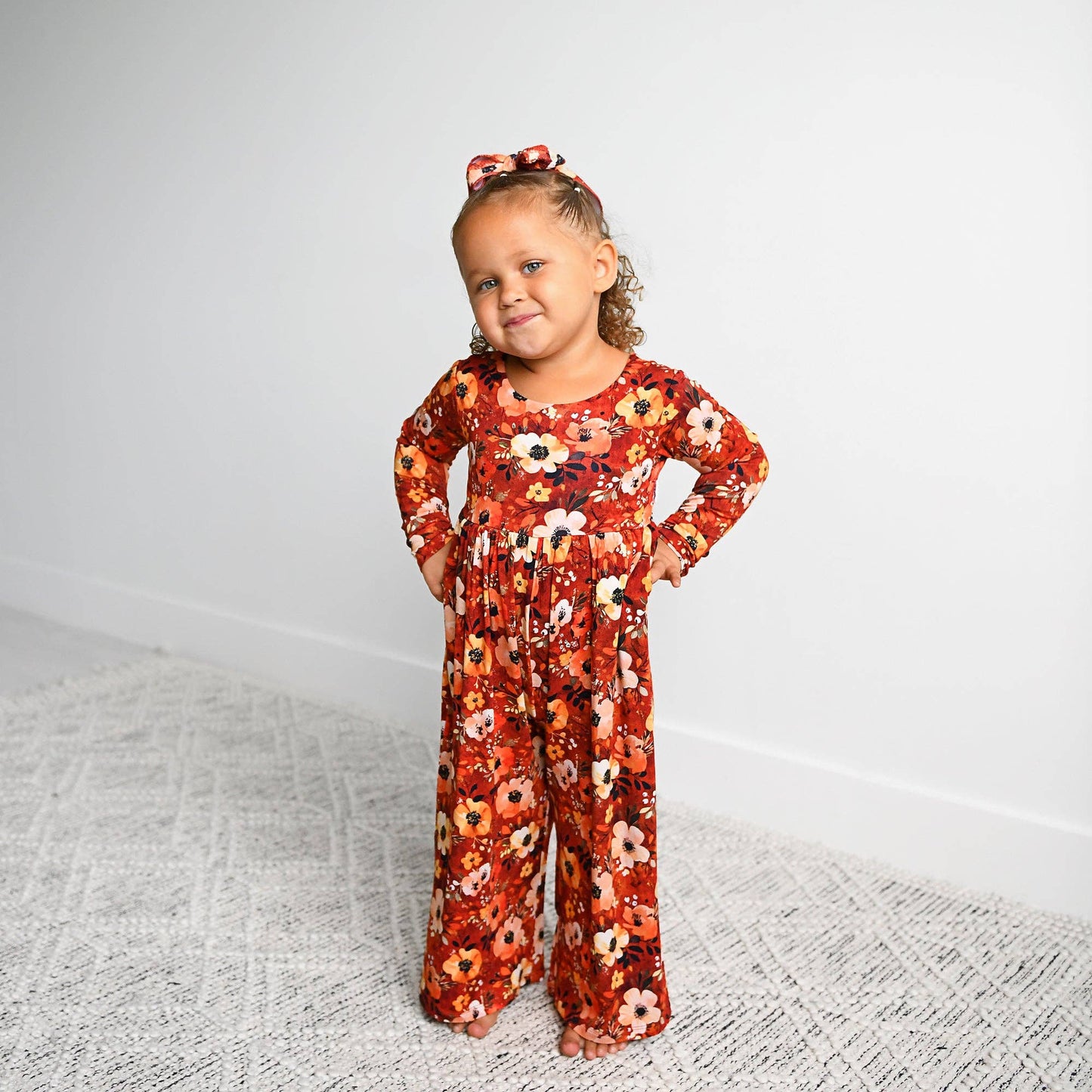 Gigi and Max - Auburn WIDE LEG ROMPER