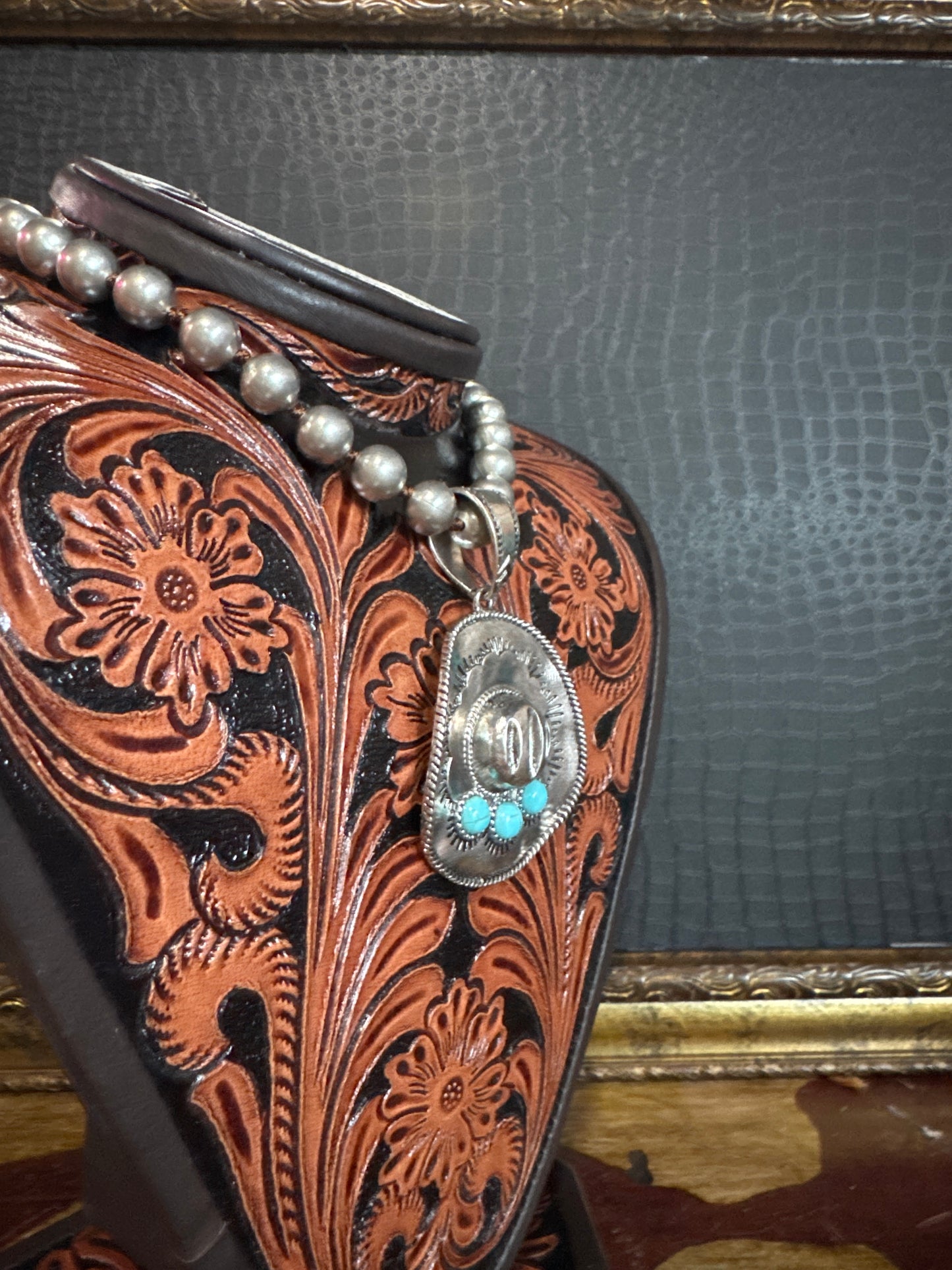 Turquoise Sombrero Necklace