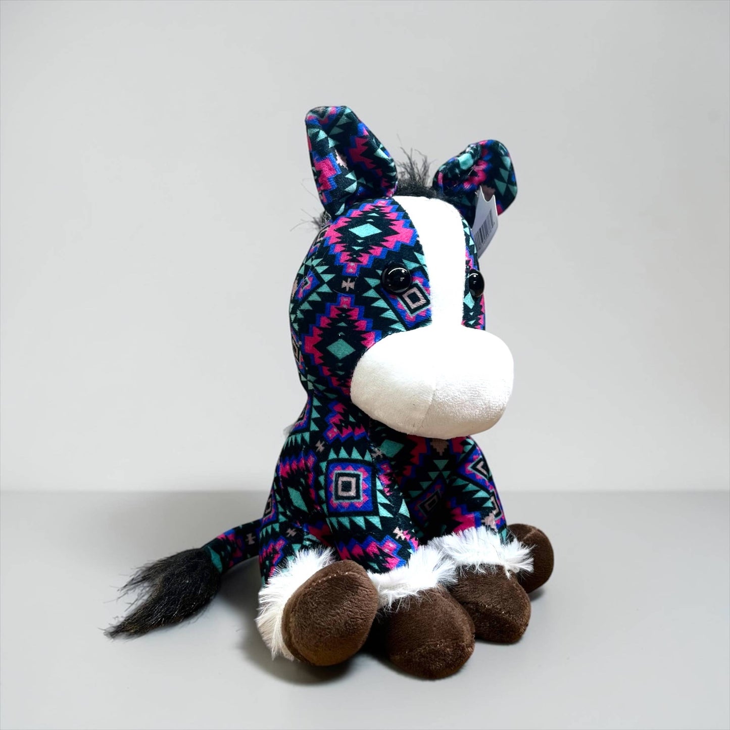 Western Linens - Purple Aztec horse - medium farm pal