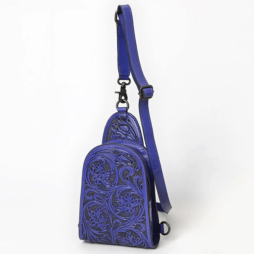 ADBG1542 Sling Hand Tooled Genuine Leather Women Bag