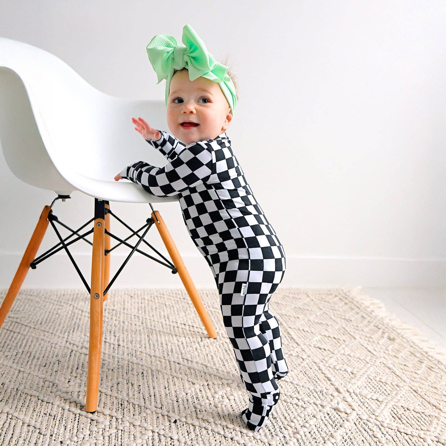Gigi and Max - Axel ZIP Bamboo Sleepies Little Baby Outfit Bamboo