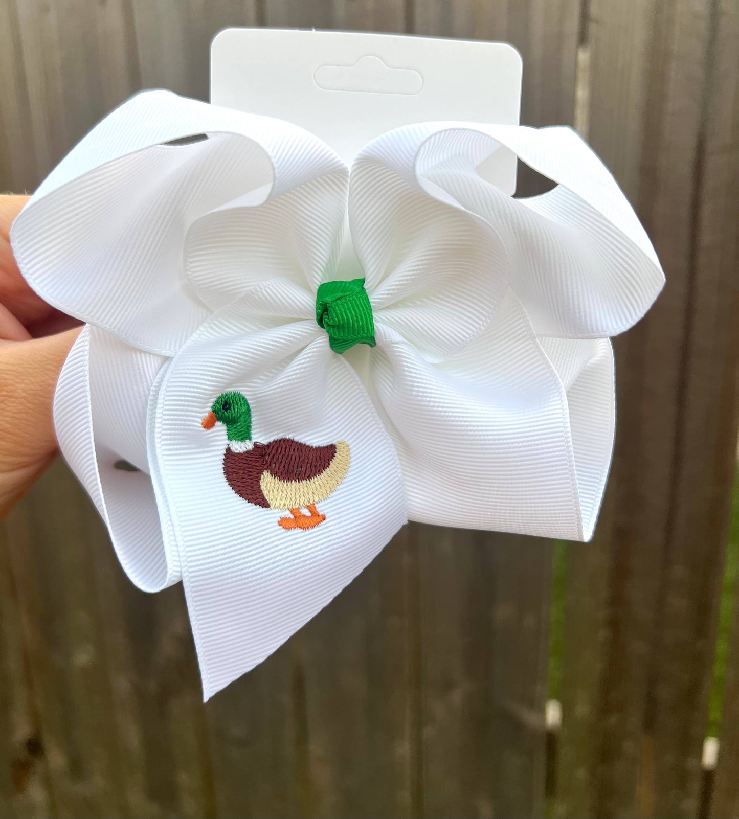 Just For Fun Threads - Mallard Duck Hair Bow