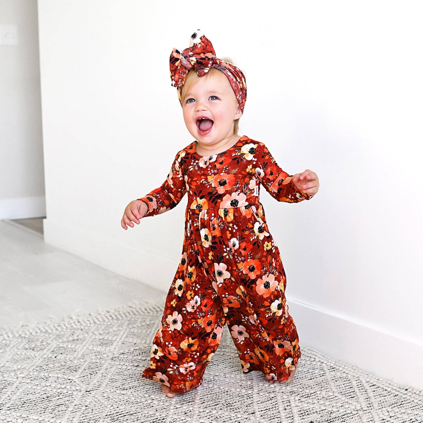 Gigi and Max - Auburn WIDE LEG ROMPER