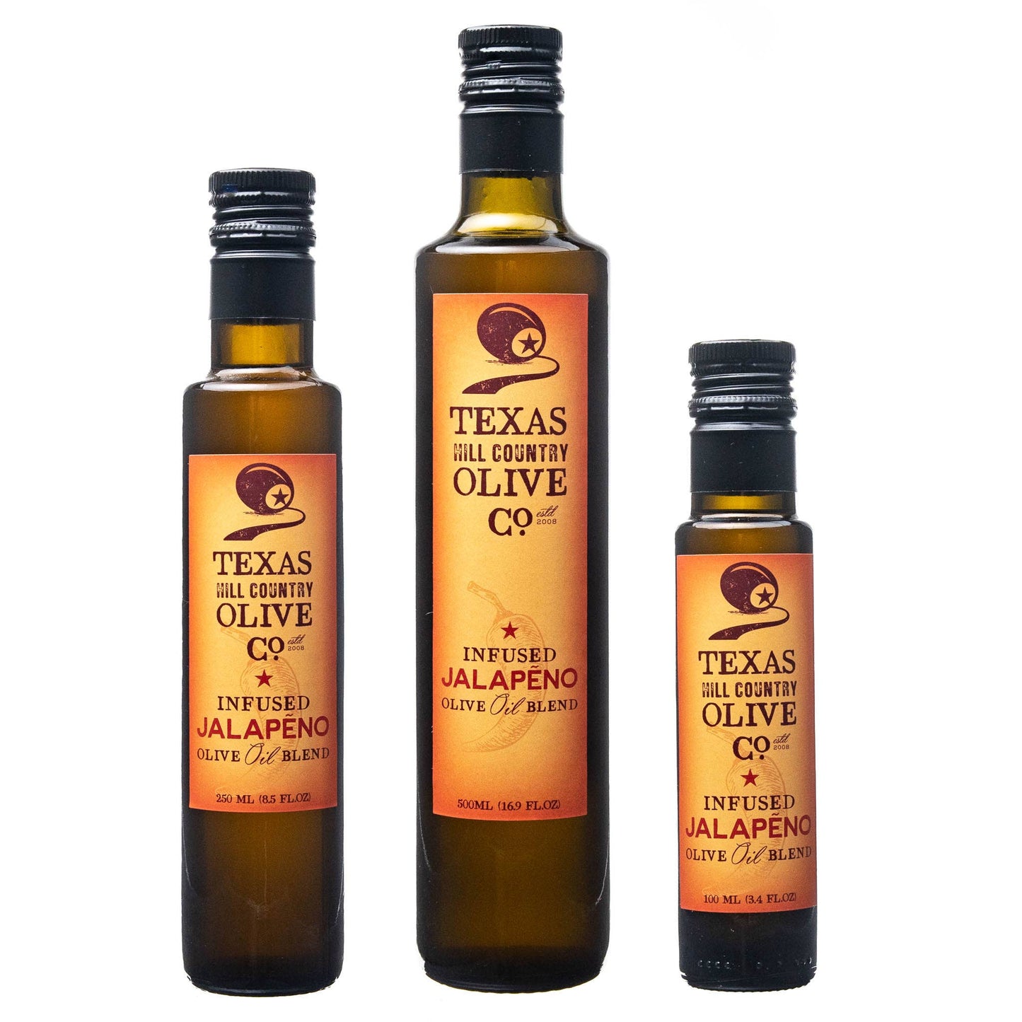 Texas Hill Country Olive Co. - Jalapeno Infused Olive Oil - 250ml