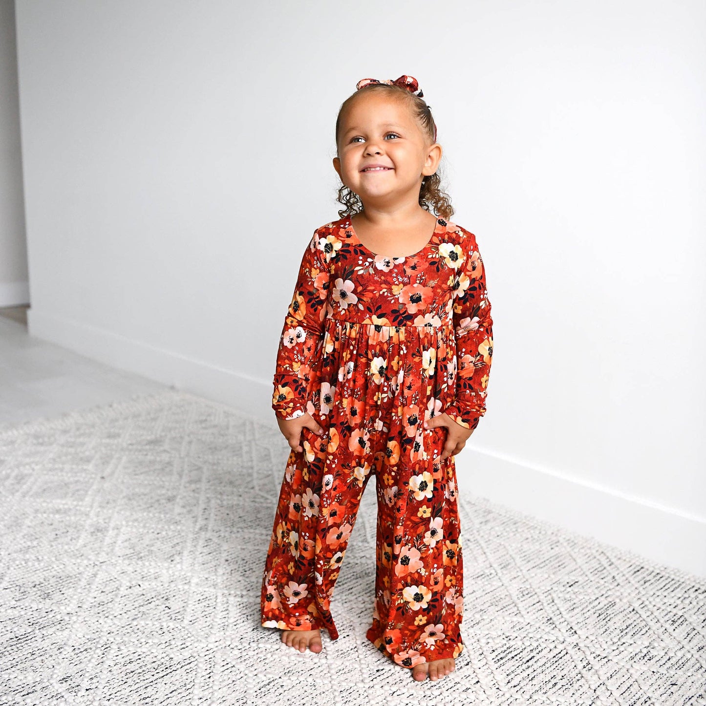 Gigi and Max - Auburn WIDE LEG ROMPER