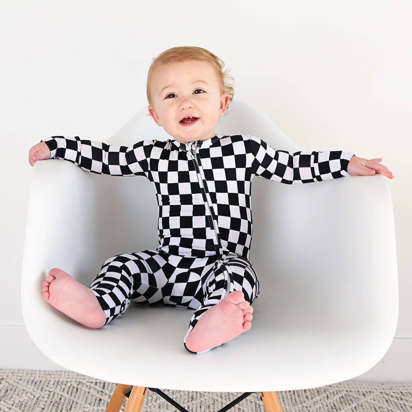 Gigi and Max - Axel ZIP Bamboo Sleepies Little Baby Outfit Bamboo