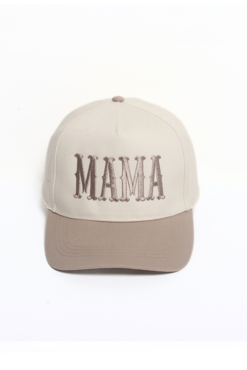 David And Young - MAMA Embroidery 5 Panel Two Tone Cap