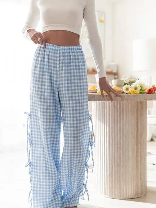 Miss Sparkling - Side Bow Tie Pants