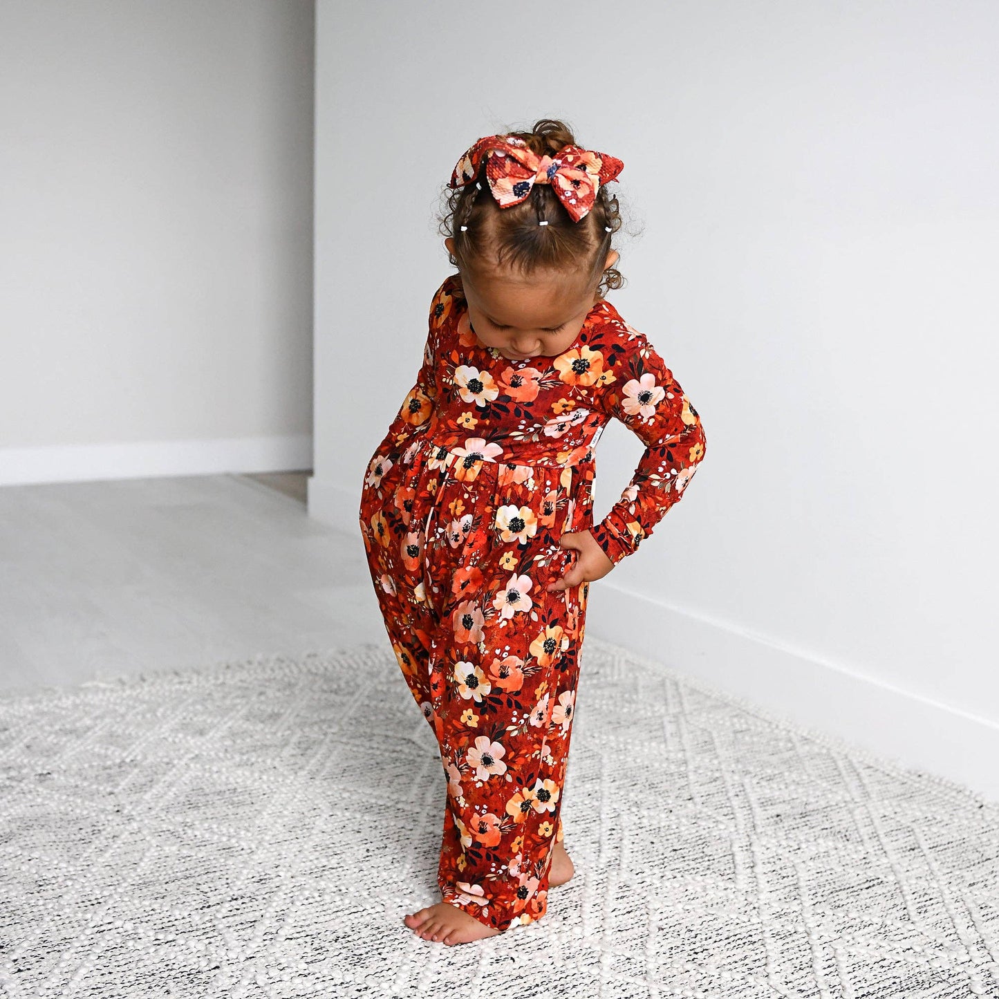 Gigi and Max - Auburn WIDE LEG ROMPER
