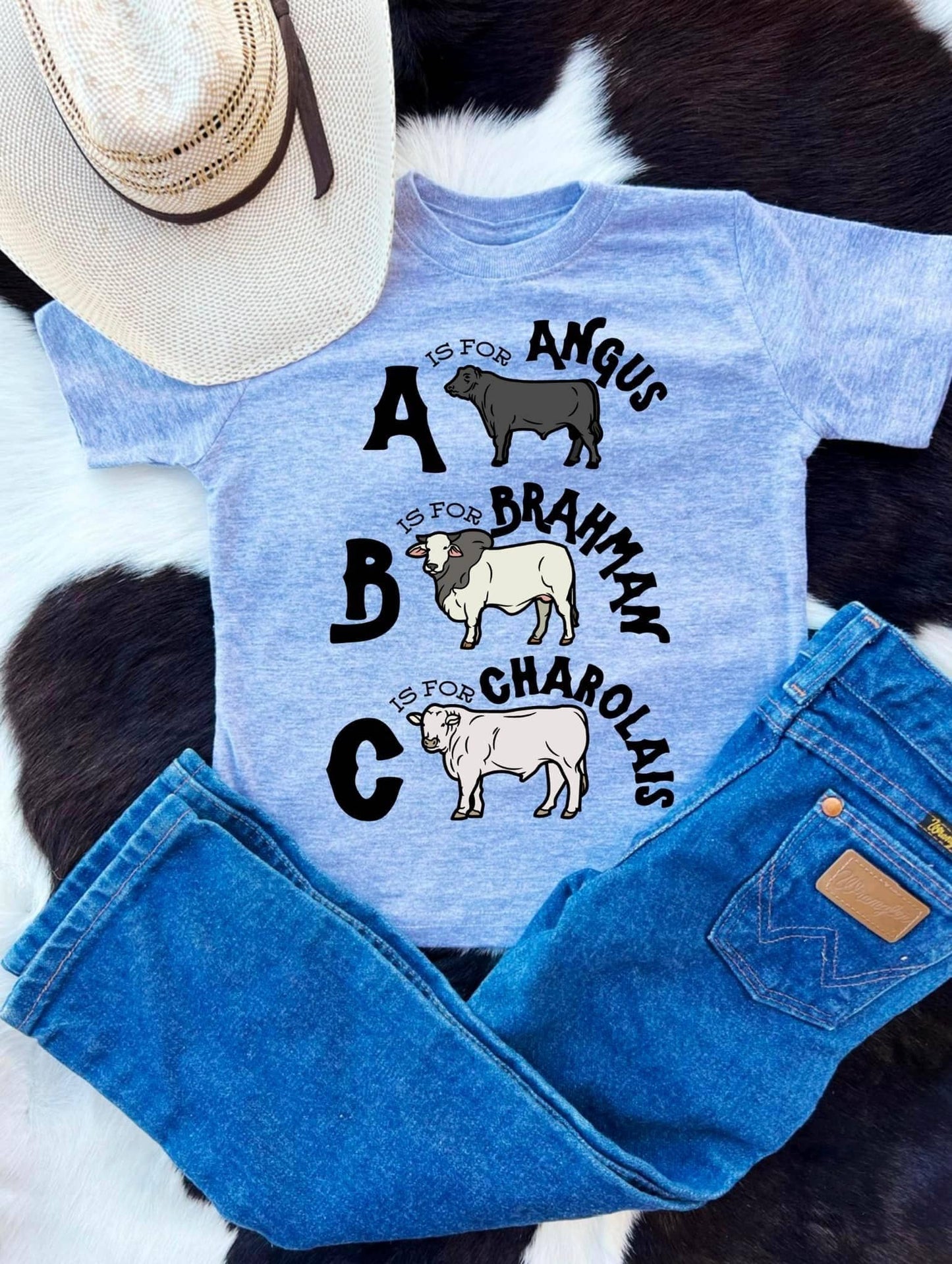 ABC Cow Children's Tee