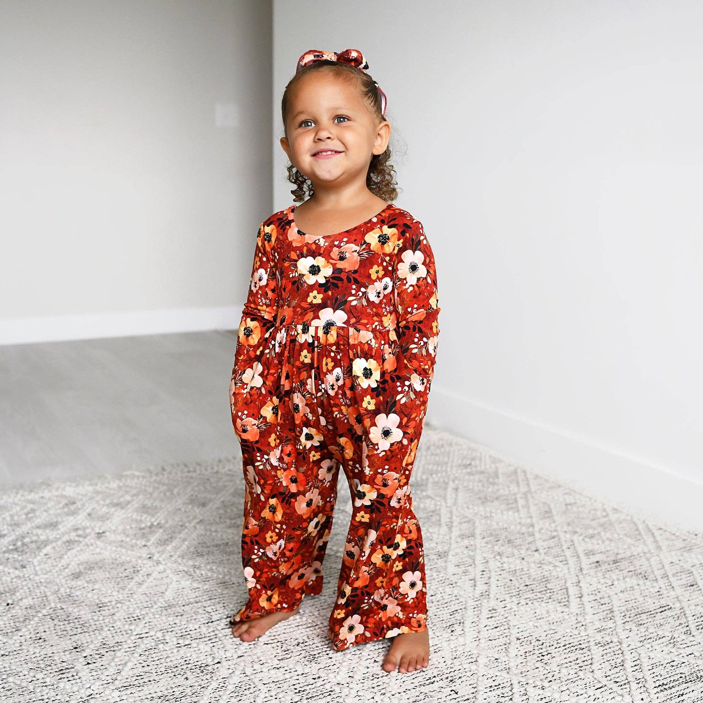 Gigi and Max - Auburn WIDE LEG ROMPER