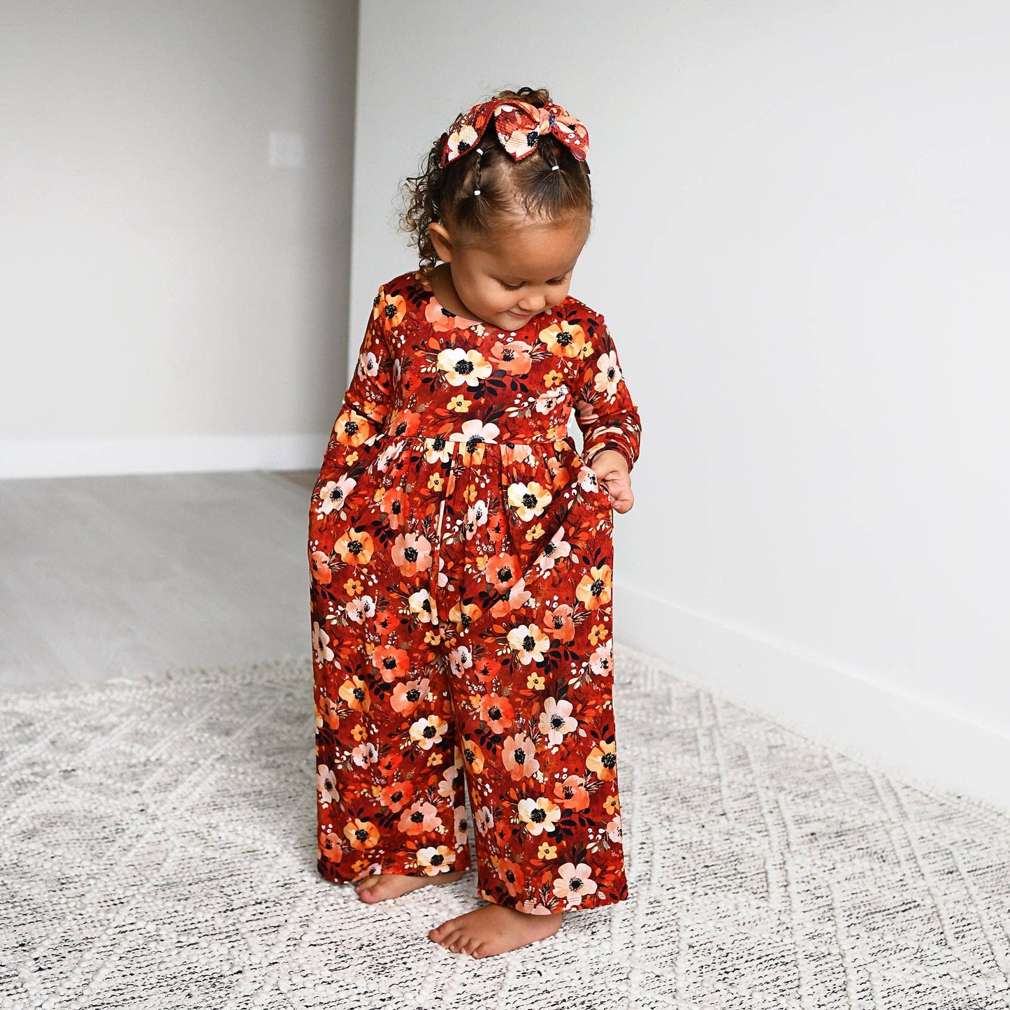 Gigi and Max - Auburn WIDE LEG ROMPER