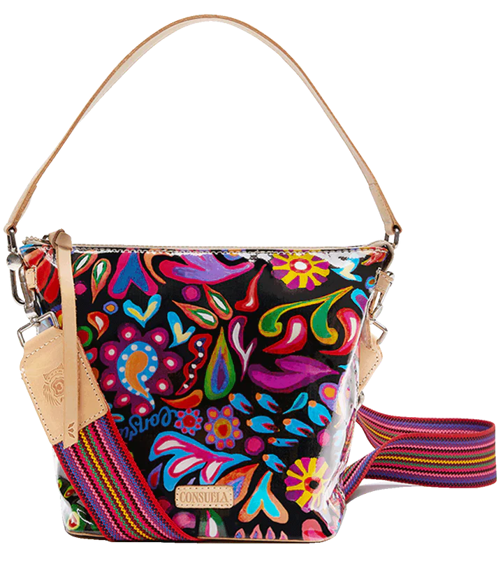 Consuela Wedge Sophie Black Swirly