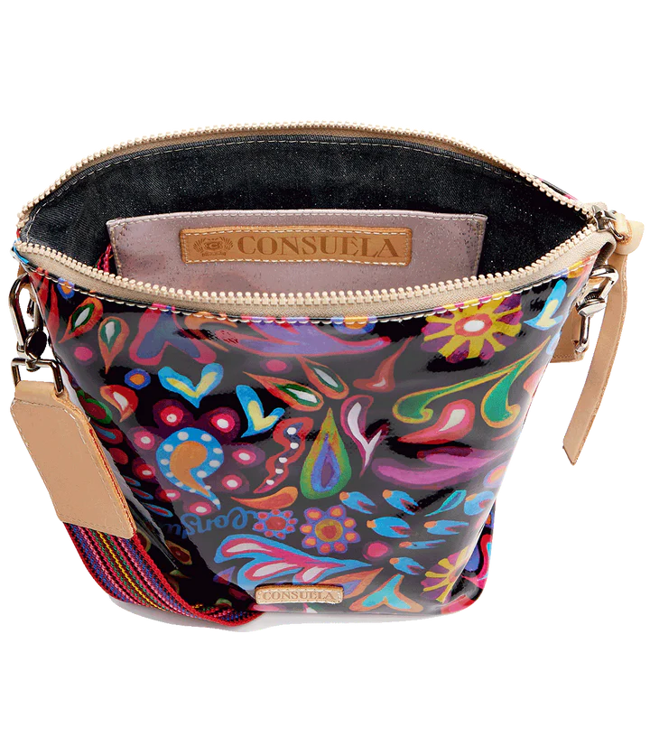 Consuela Wedge Sophie Black Swirly
