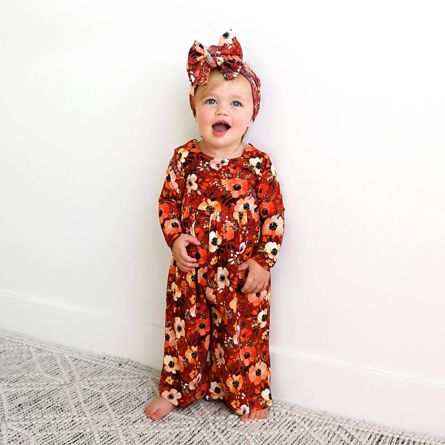 Gigi and Max - Auburn WIDE LEG ROMPER