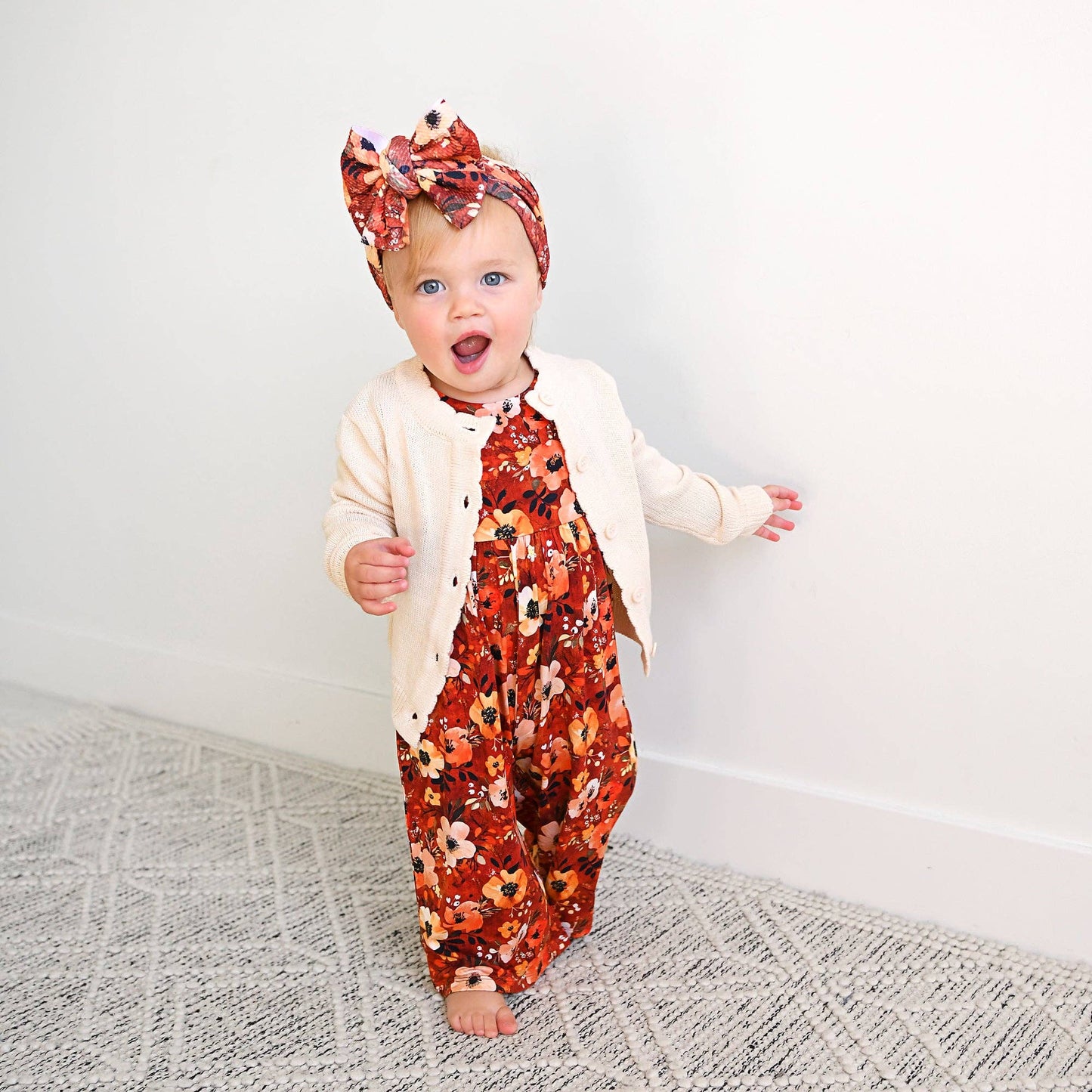 Gigi and Max - Auburn WIDE LEG ROMPER
