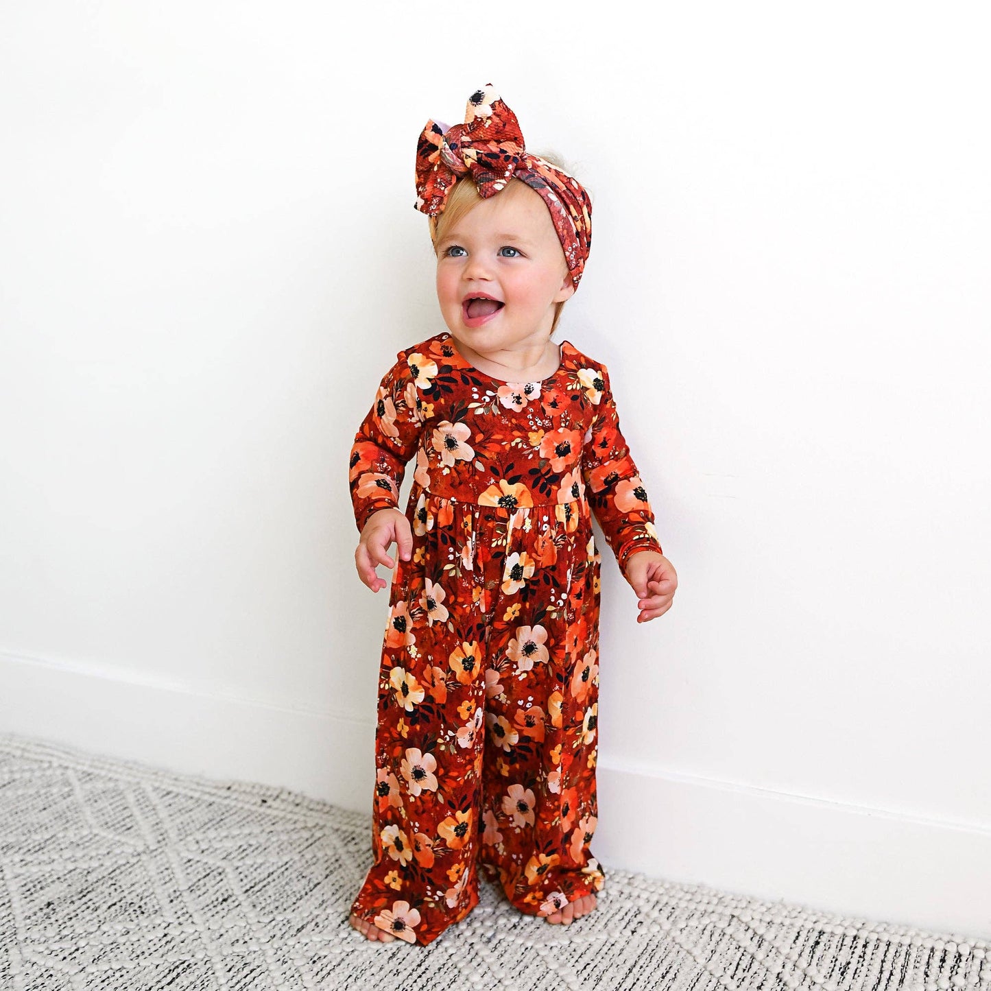 Gigi and Max - Auburn WIDE LEG ROMPER