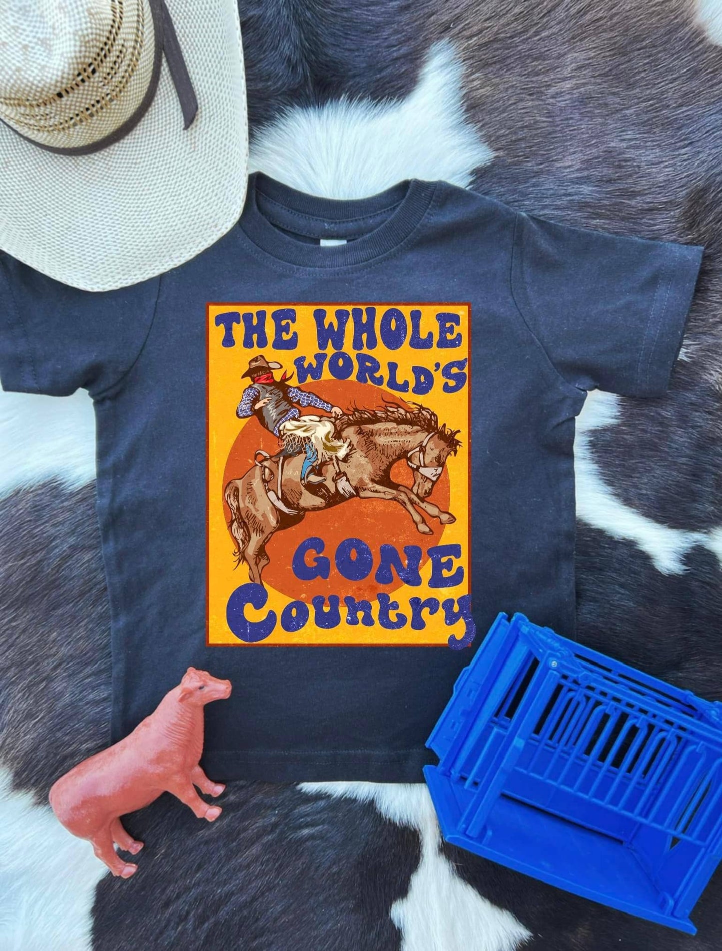 The Whole Worlds Gone Country Children's Tee