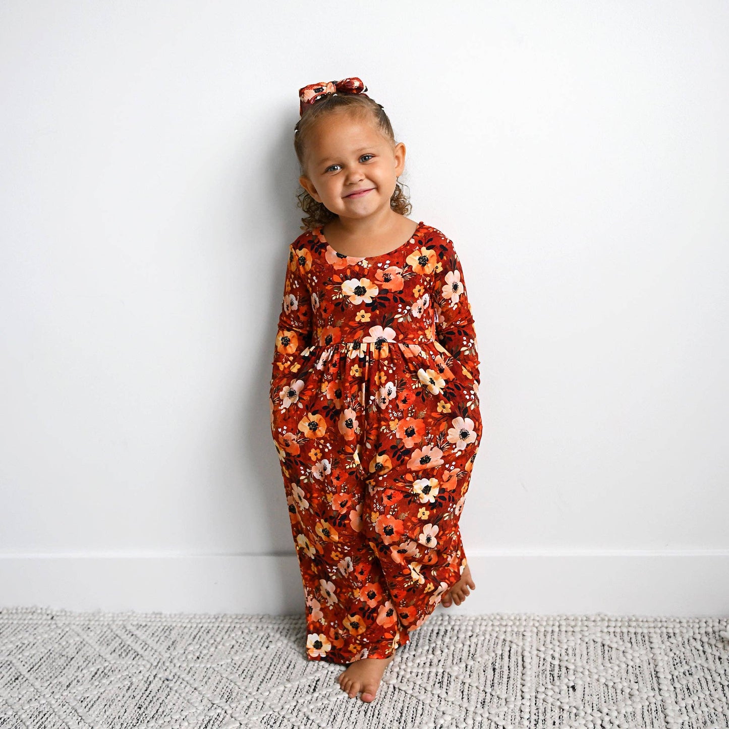 Gigi and Max - Auburn WIDE LEG ROMPER