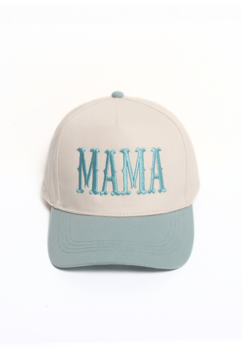 David And Young - MAMA Embroidery 5 Panel Two Tone Cap