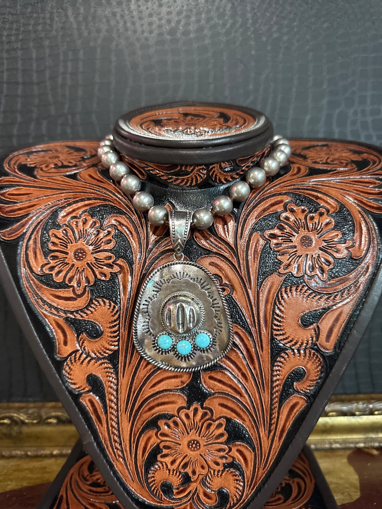 Turquoise Sombrero Necklace