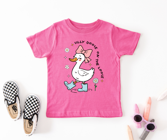 Red Stone Rebel Clothing Co. - Silly Goose Bow Kids and Women's T-shirt