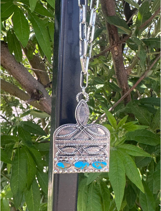 Stitched in Stone Large Necklace