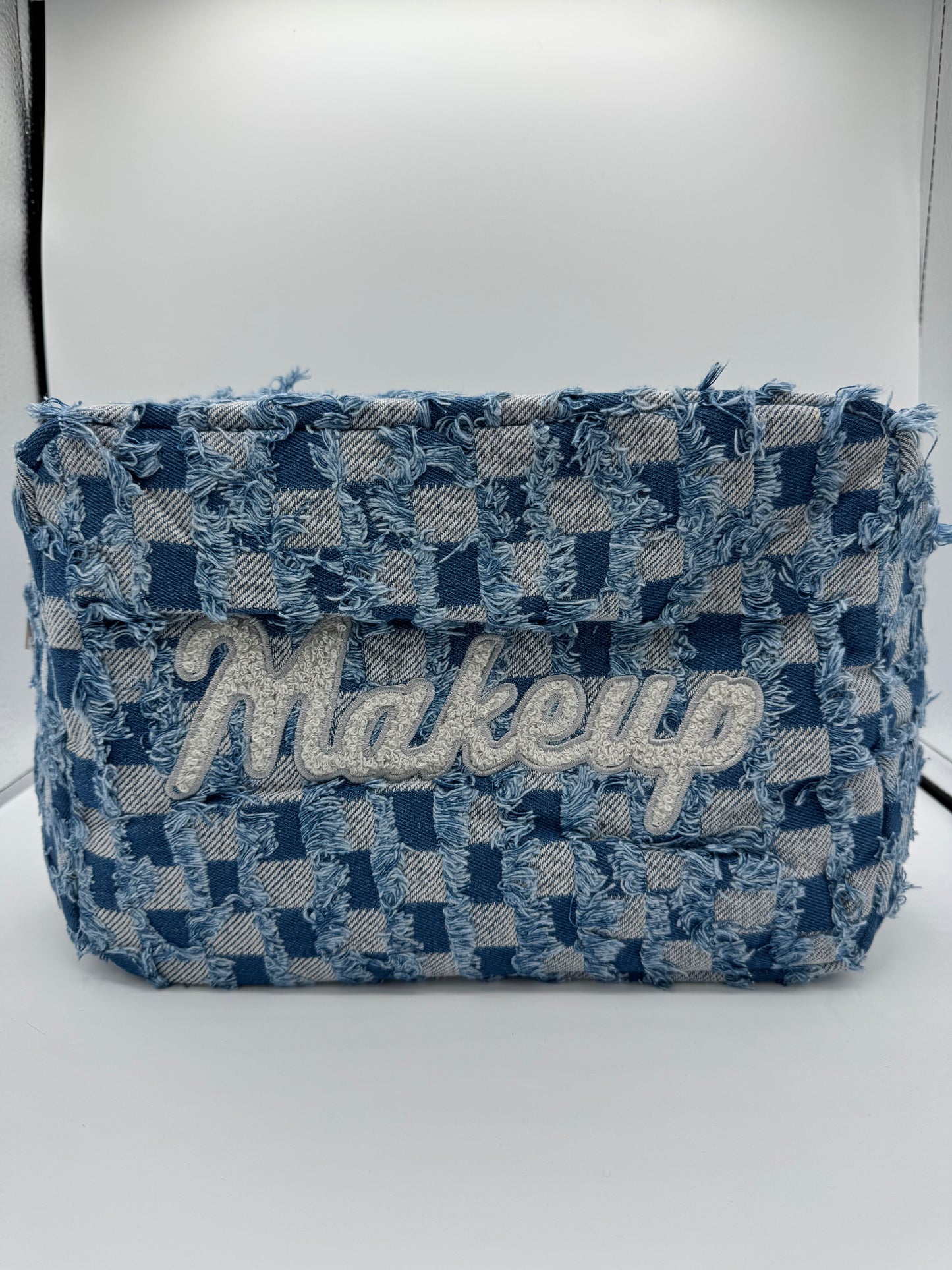 Denim Makeup Travel Bag
