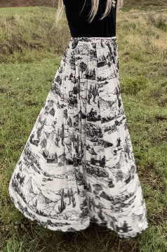 THE OLD DAYS MAXI SKIRT