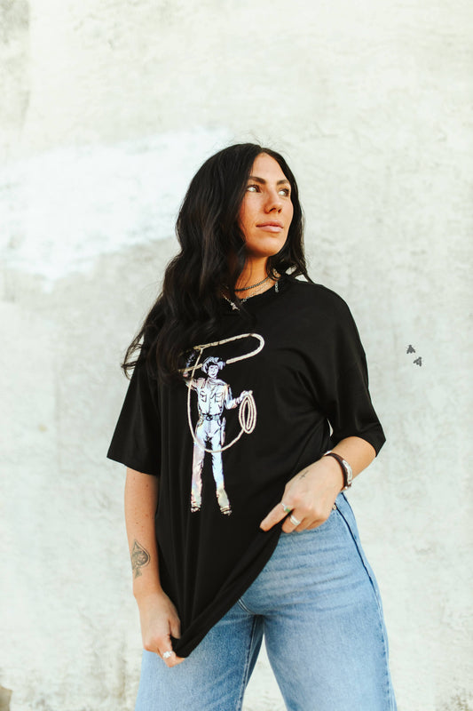 Holographic Roper Tee