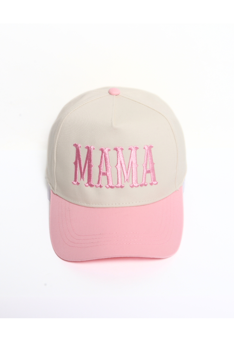David And Young - MAMA Embroidery 5 Panel Two Tone Cap