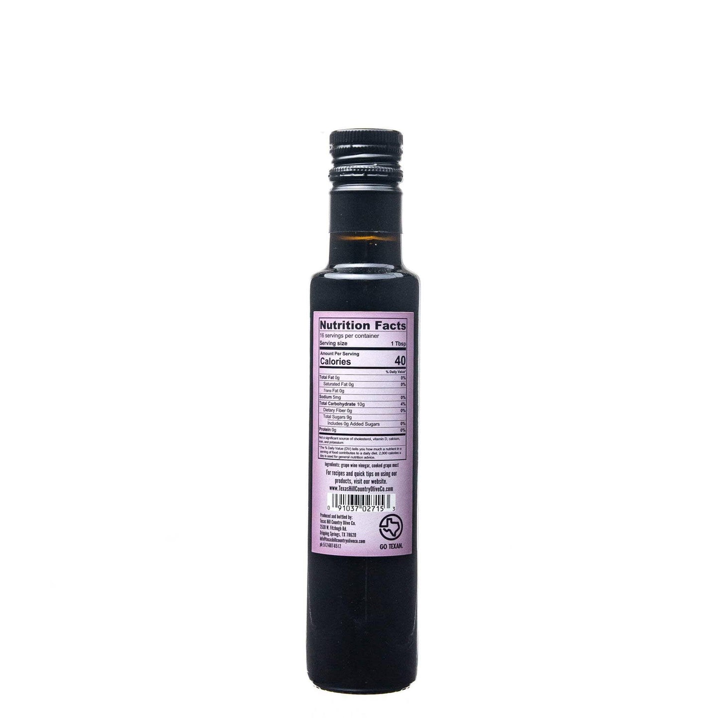 Texas Hill Country Olive Co. - Traditional Balsamic Vinegar  - 250ml