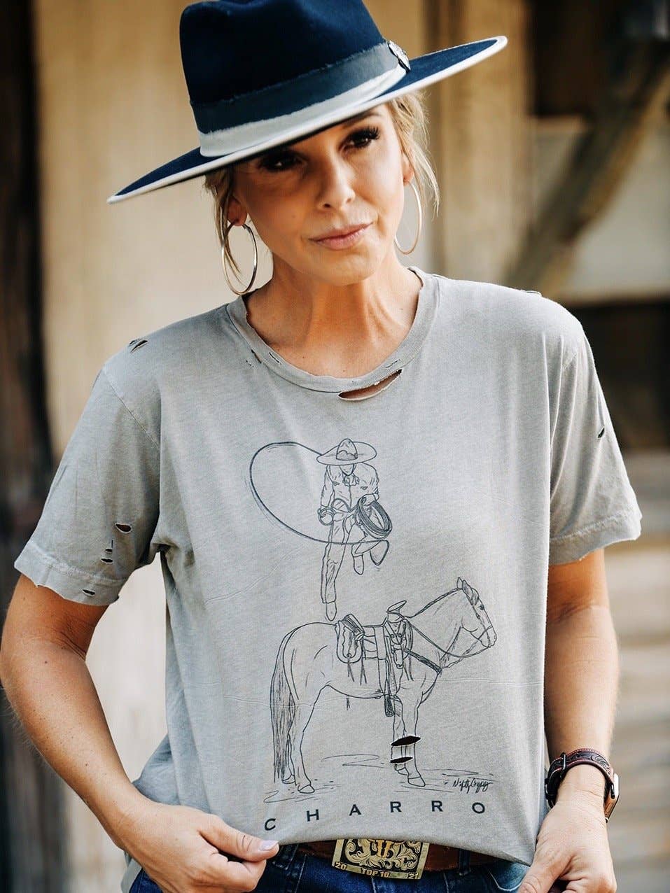 Crazy Consuela - Charro Distressed Tee