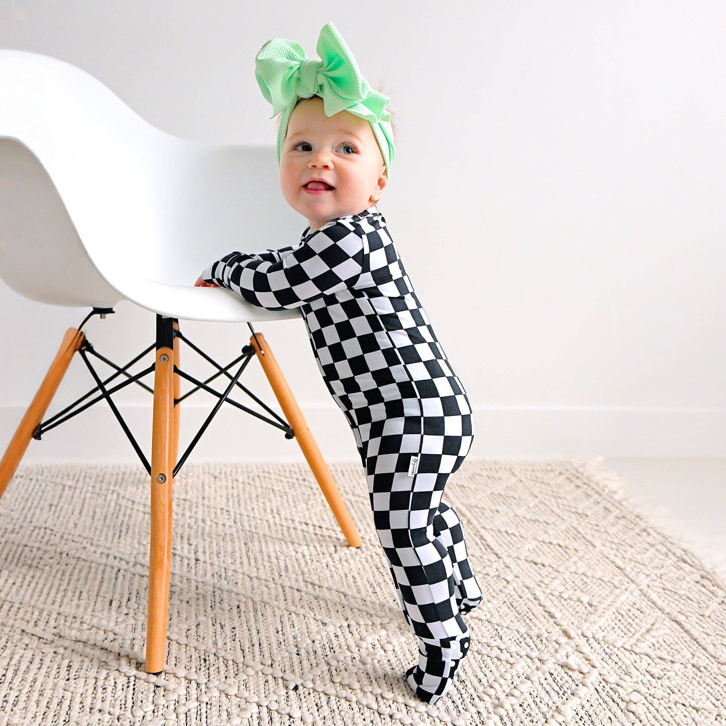 Gigi and Max - Axel ZIP Bamboo Sleepies Little Baby Outfit Bamboo