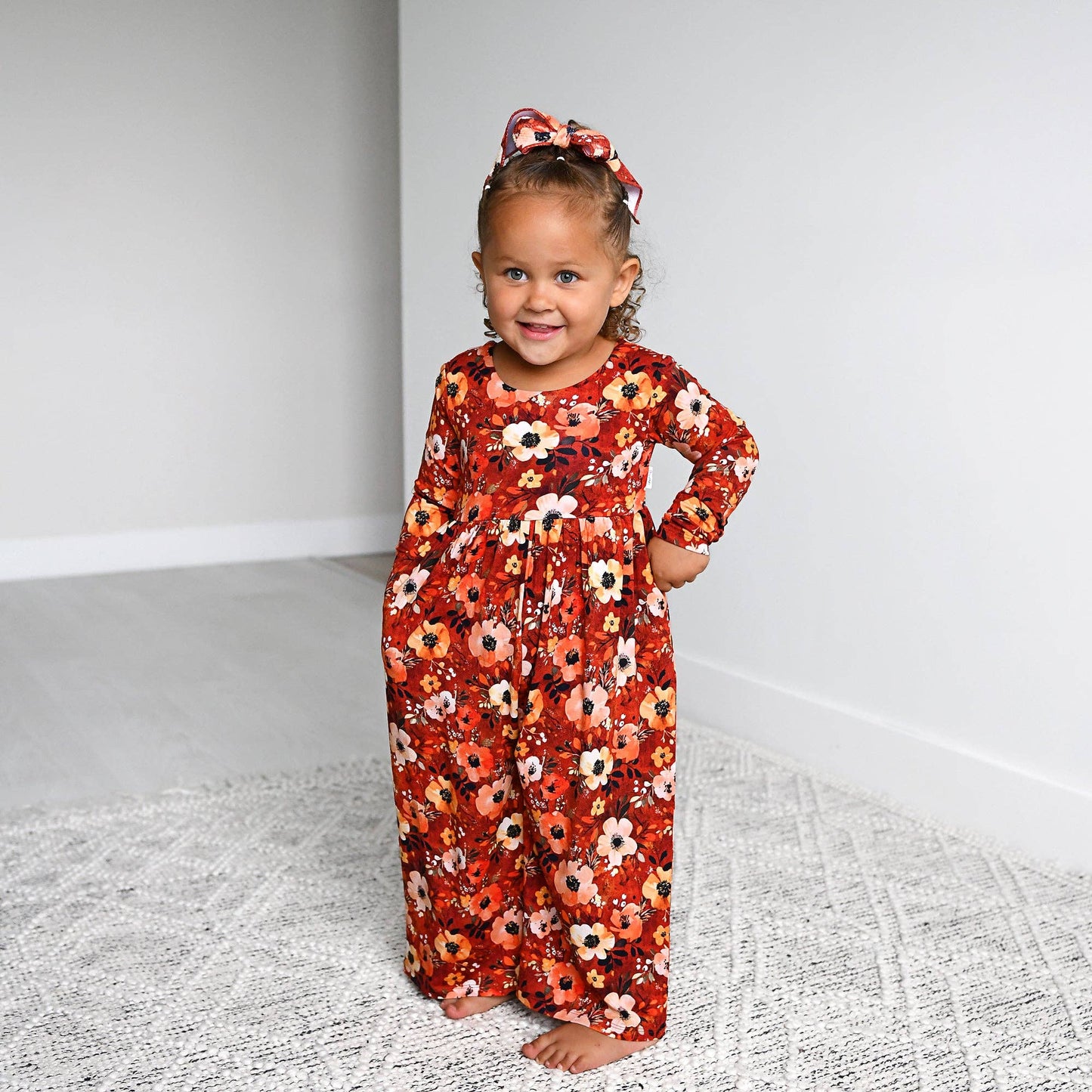 Gigi and Max - Auburn WIDE LEG ROMPER
