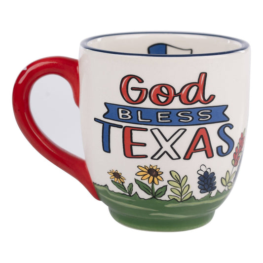Glory Haus - Longhorn God Bless Texas Mug
