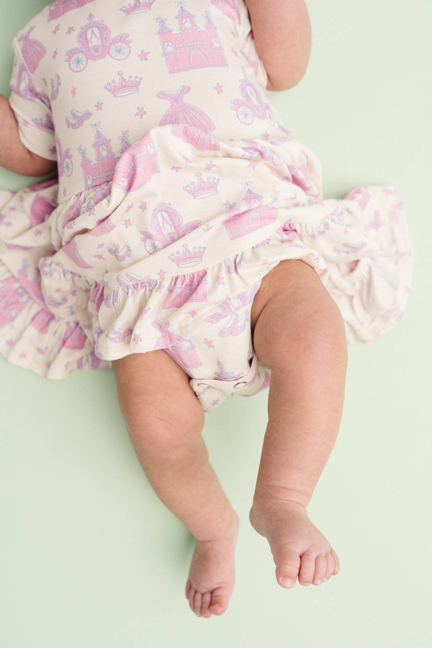 Little One Shop - Dreamy Fairytale Short Sleeve Bodysuit Bamboo Dress