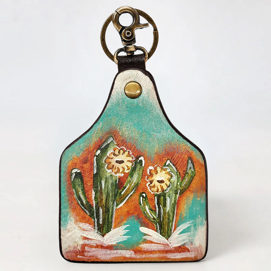 ADKRM144 Hand Painted Genuine Leather Keyring