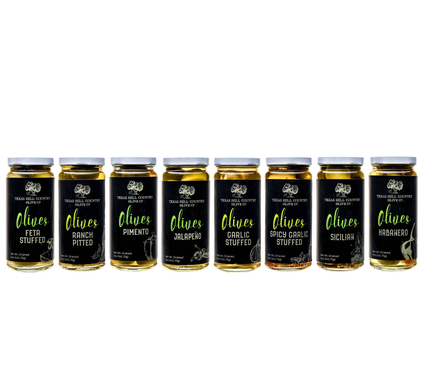 Texas Hill Country Olive Co. - Table Olives: Feta Stuffed