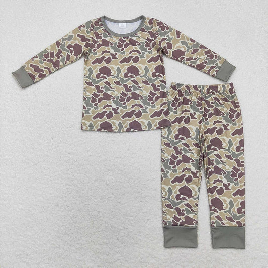 Aier Wholesale - Baby Boys Camo Bamboo Pajamas