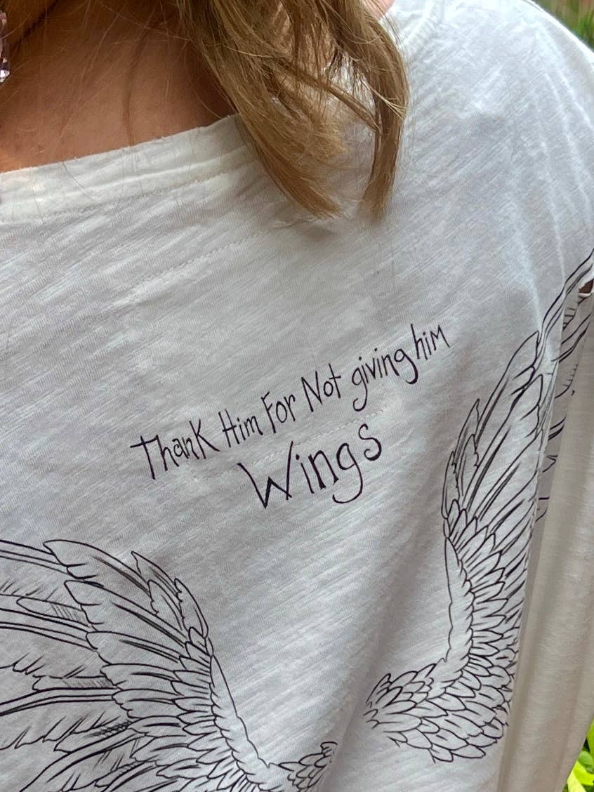 A Rare Bird Shop - Wingless Tiger Distressed Shirt