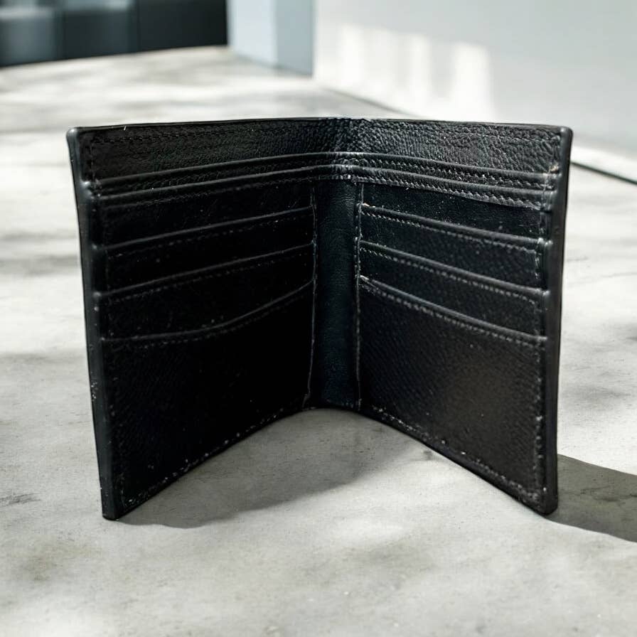 Western Linens - Aces Tooled leather men’s wallet 