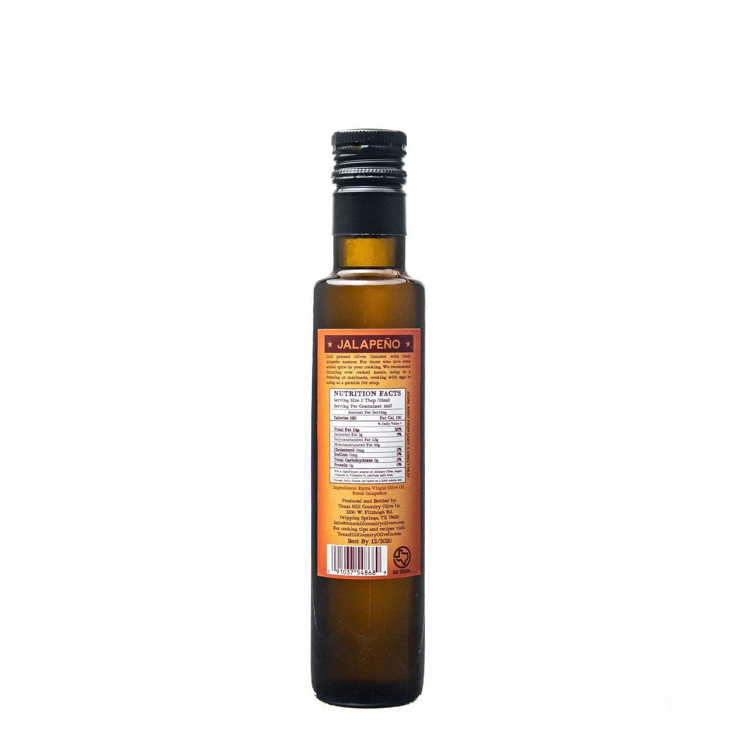 Texas Hill Country Olive Co. - Jalapeno Infused Olive Oil - 250ml