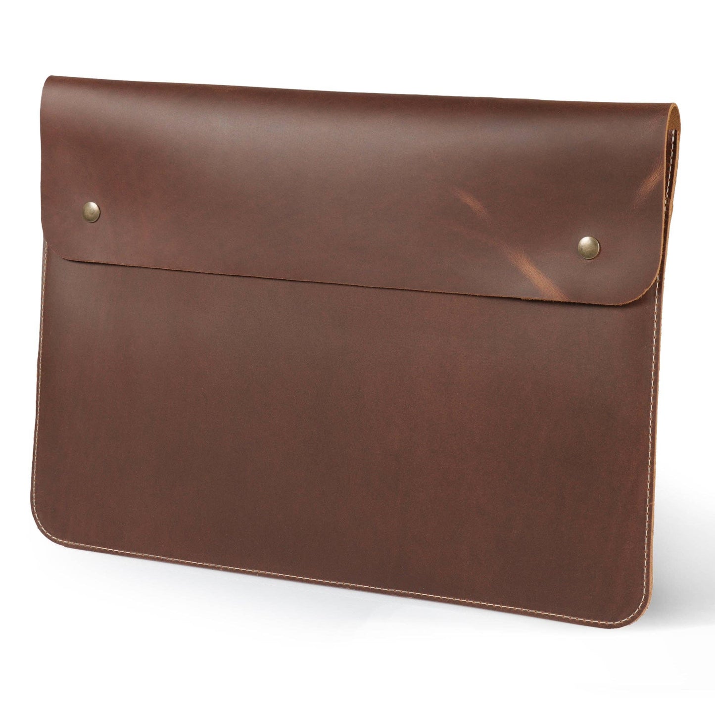 Londo - MegaGear Fine Leather and Sleeve Bag for MacBook Pro, MacBoo: Camel / 14 inch