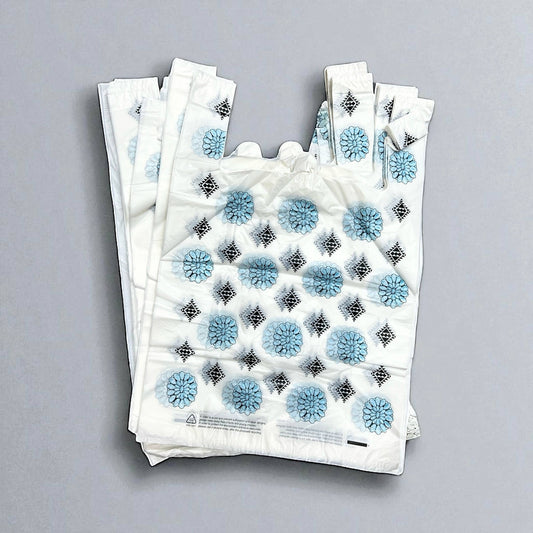 Western Linens - 50pc Set 24x16” turquoise concho shopping bag