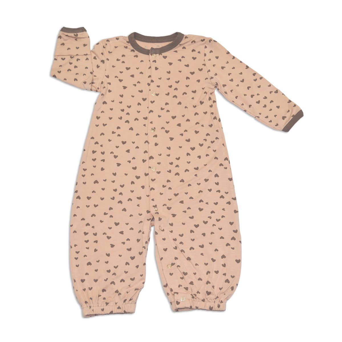 Bamboo Converter Gown: NB-3M / Sleepy Sloth Print