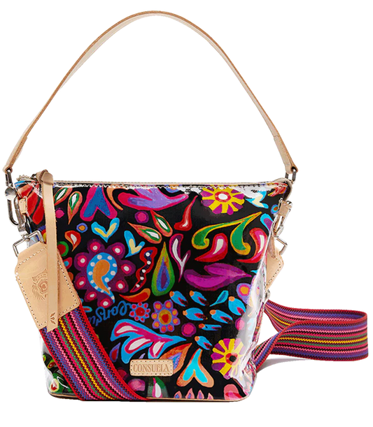 Consuela Wedge Sophie Black Swirly