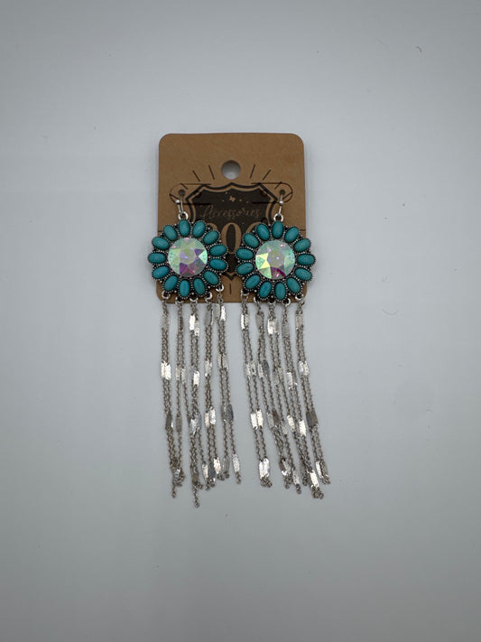 Fringe Concho Earring