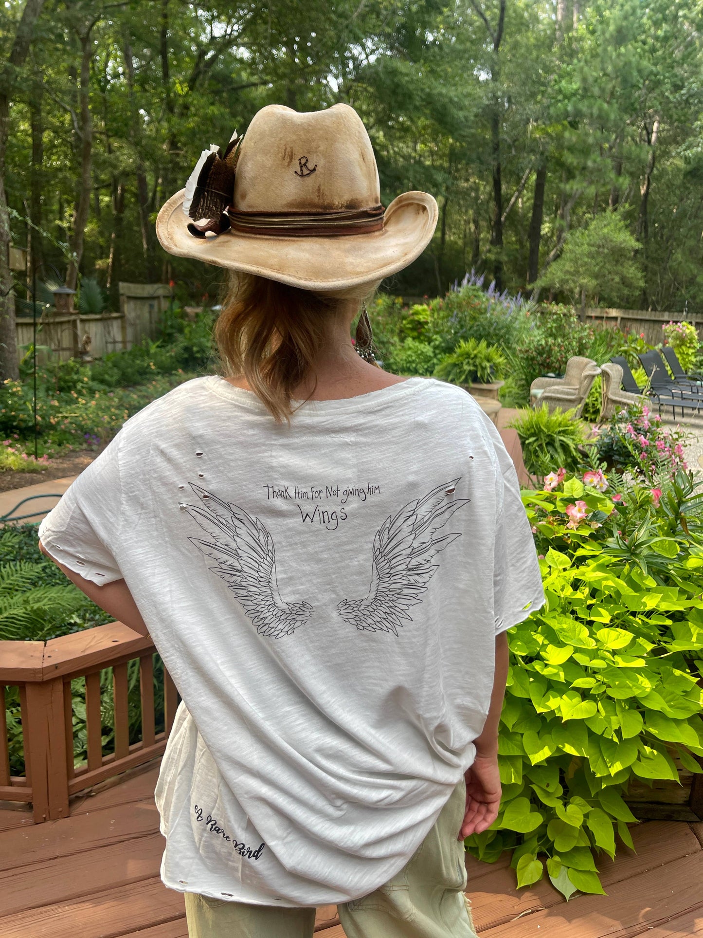 A Rare Bird Shop - Wingless Tiger Distressed Shirt