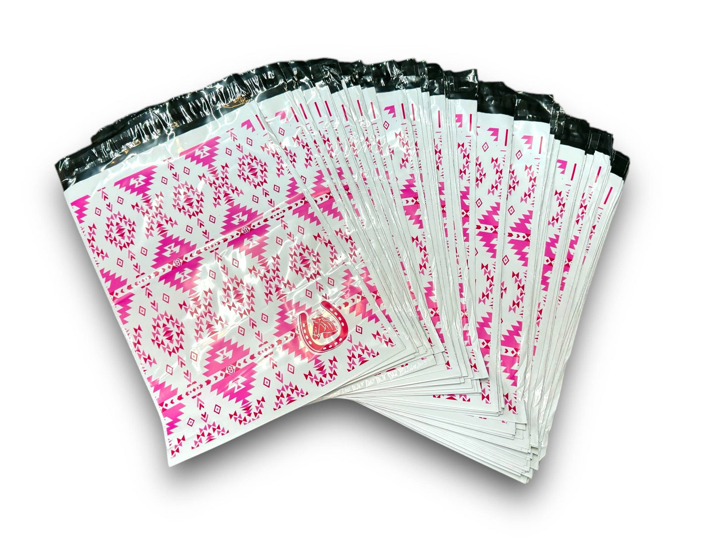 Western Linens - Pink Western Poly Shipping Bag